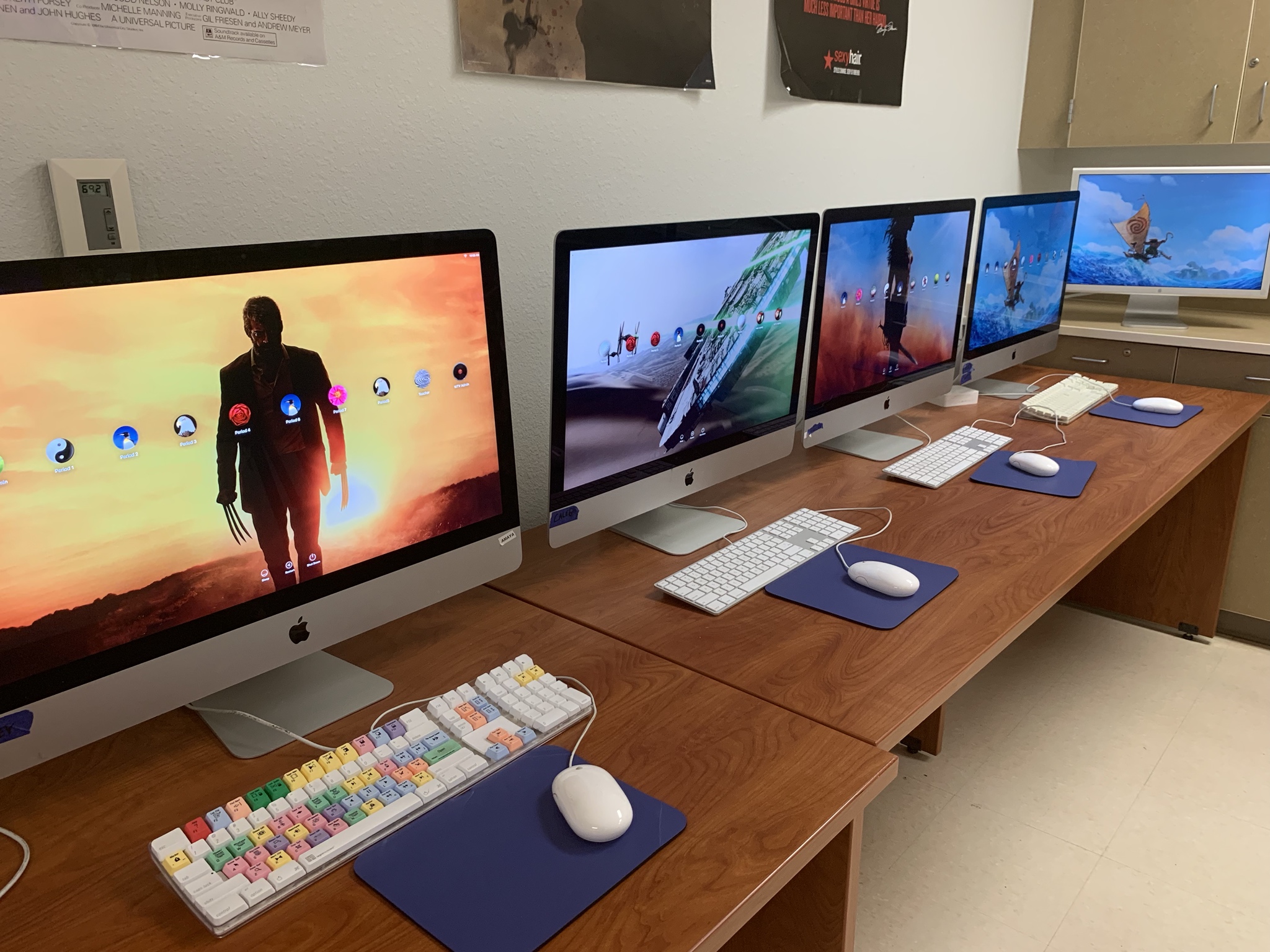 iMac Setup for a Classroom (Especially a Film Class)